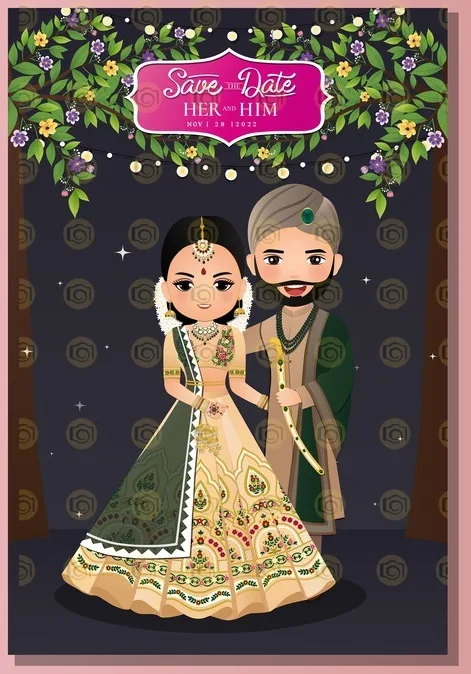 Save The Date Card For Announcement